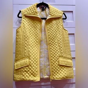 Peck & Peck Yellow Vest